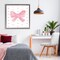 Stupell Industries Pink Bow on Hearts Floating Frame, design by Lucille Price